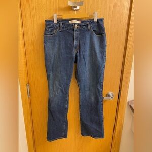Levis 550 Relaxed Bootcut Jeans Womens Size 12 Boot Cut Medium Wash 30 inseam